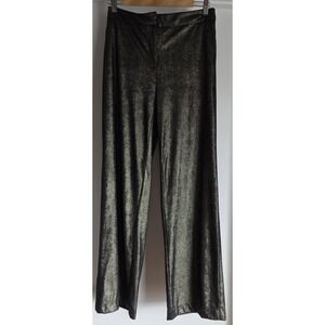 Joie Women's Pants Size 8 Black Gold Slim Polyester Spandex Blend Casual